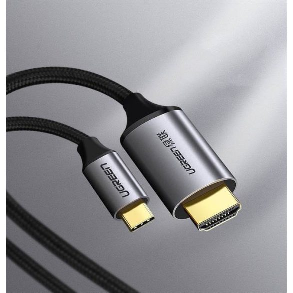 UGREEN USB-C HDMI apa apa kábel Alumínium Shell 1,5 (Szürke Fekete)