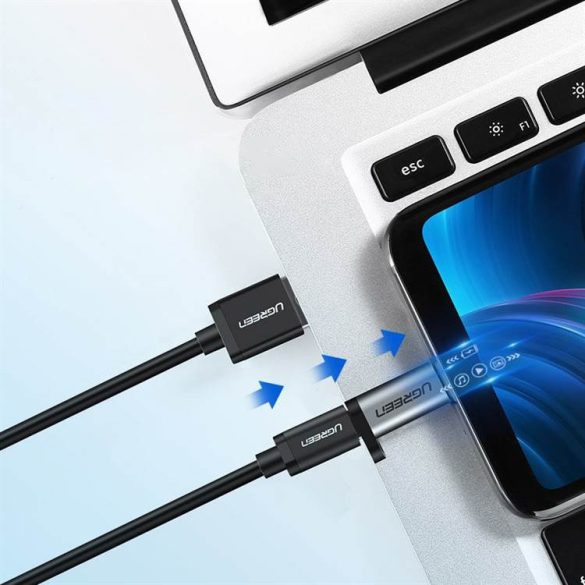 UGREEN USB-C aljzat Micro USB Adapter apa (szürke)