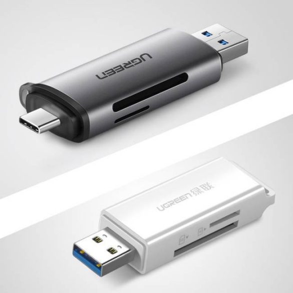 UGREEN USB-C + USB 3.0 TF / SD kártya olvasó