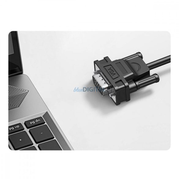 Ugreen adapter kábel VGA (férfi) - HDMI (női) 0.15m fekete (CM513)