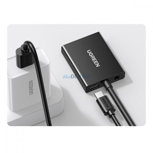 Ugreen adapter kábel VGA (férfi) - HDMI (női) 0.15m fekete (CM513)