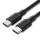 Ugreen USB Type-c töltés és adatkábel 3a 0,5 m fekete (US286)