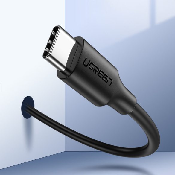 Ugreen USB Type-c töltés és adatkábel 3a 0,5 m fekete (US286)