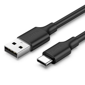 Ugreen kábel USB -kábel - USB Type-c gyors töltés 3,0 3a 0,25 m fekete (US287 60114)