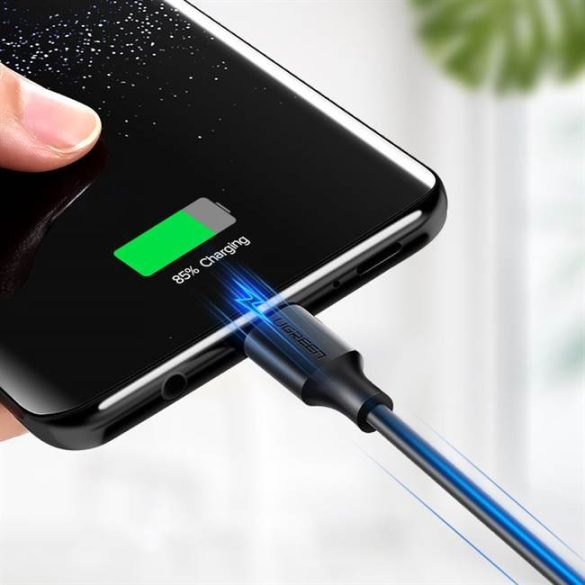 UGREEN USB-A 2.0 USB-C kábel nikkelezést 1.5m (fekete)