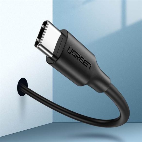 UGREEN USB-A 2.0 USB-C kábel nikkelezést 1.5m (fekete)
