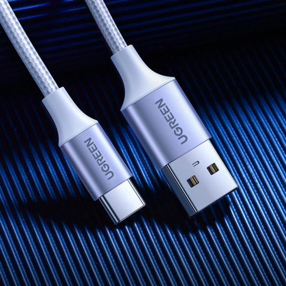 Ugreen US288 USB-A - Type-C kábel QC 3A 0.5m - fehér