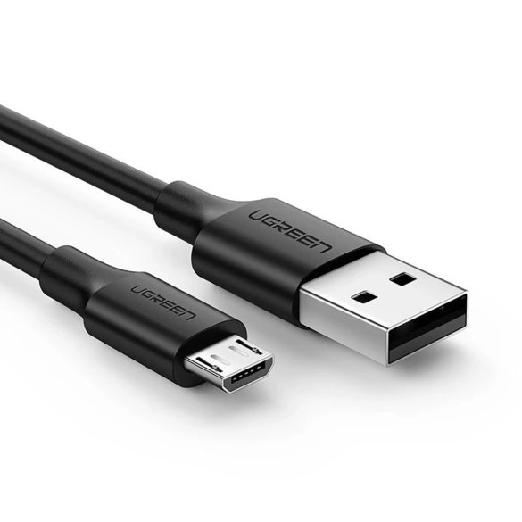 Ugreen US289 USB-A - microUSB kábel 3A 0.25m - fekete