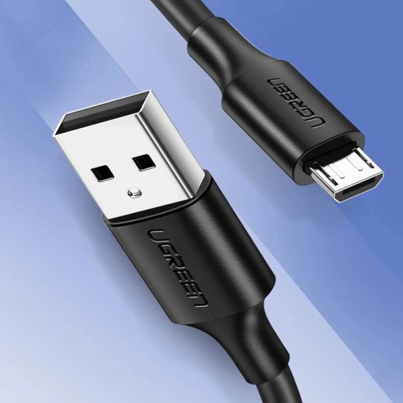 Ugreen US289 USB-A - microUSB kábel 3A 0.25m - fekete