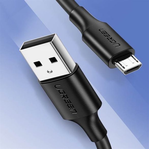 UGREEN USB 2.0 A-Micro USB kábel nikkelezést 1.5m (fekete)