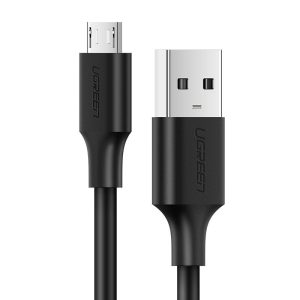 UGREEN USB 2.0 apa Micro USB adatkábel Fekete 2M