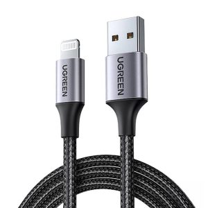 Ugreen US199 USB-A - Lightning kábel MFi 2.4A 1.5m - fekete