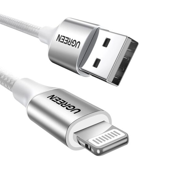 Ugreen US199 USB-A - Lightning kábel MFi 2.4A 1.5m - ezüst