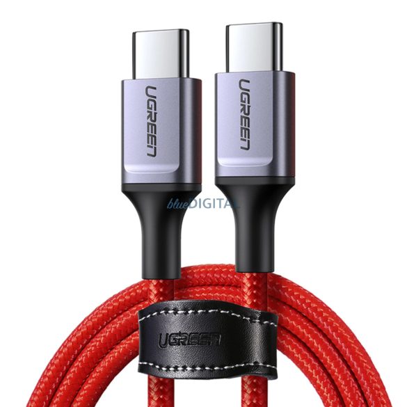 Ugreen US294 USB-C 2.0/USB-C 2.0 3A kábel - piros színű