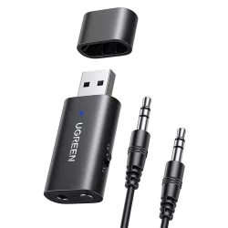   UGREEN CM253 MINI BLUETOOTH 5.0 Sztereó távadó és vevő vezeték nélküli 3,5 mm-es Aux Jack adapter