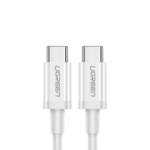 Ugreen US264 Type-C - Type-C kábel 60W 3A PD QC AFC 1m - fehér