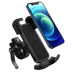   Ugreen kerékpáros rögzítő telefon tartó (használható kerékpár és motorkerékpár) fekete (LP494 fekete)