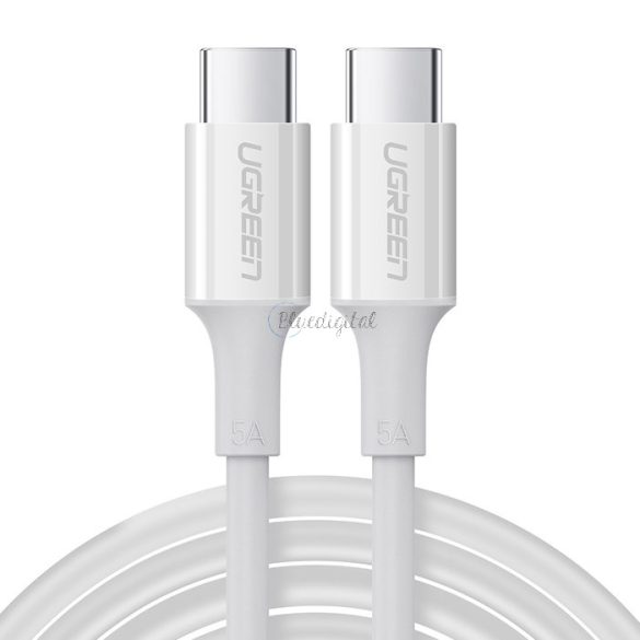 Ugreen kábel USB type-c - USB type-c PD 100W 5A 2m fehér (US300)