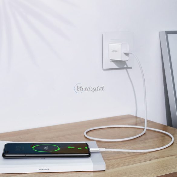 Ugreen kábel USB type-c - USB type-c PD 100W 5A 2m fehér (US300)