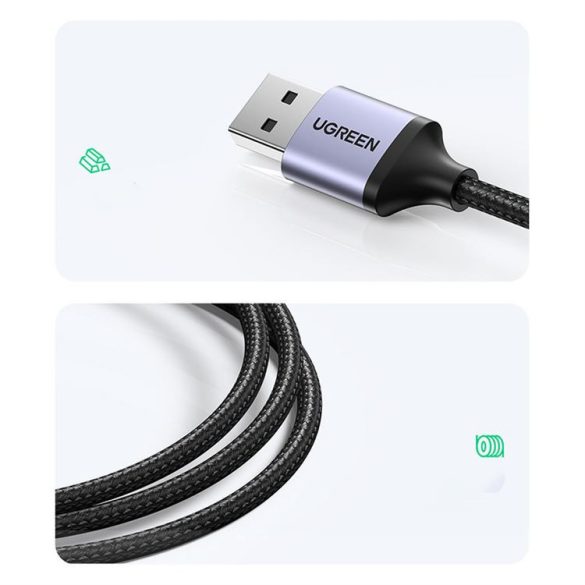 Ugreen multifunkcionális adapter HUB USB 3.0 - 3 x USB / Ethernet RJ-45 / USB Type C PD szürke (CM475)