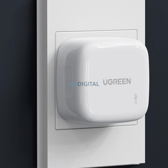 Ugreen UK (Nagy-Britannia) USB-C gyorstöltő PD 30W fehér (CD127)