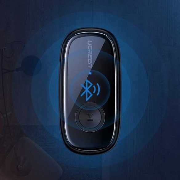 Ugreen vezeték nélküli Bluetooth audio adapter AUX aptX mini jack reciver fekete (70304)