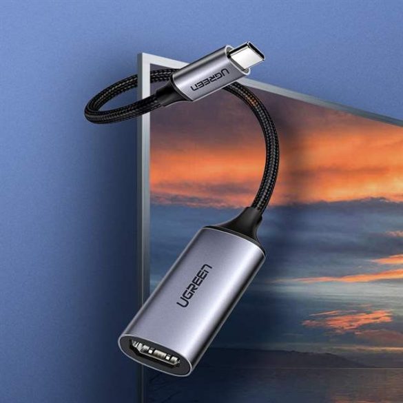Ugreen Type-c USB HDMI 2.0 4K @ 60 Hz Thunderbolt 3 átalakító MacBook / PC szürke (70444)