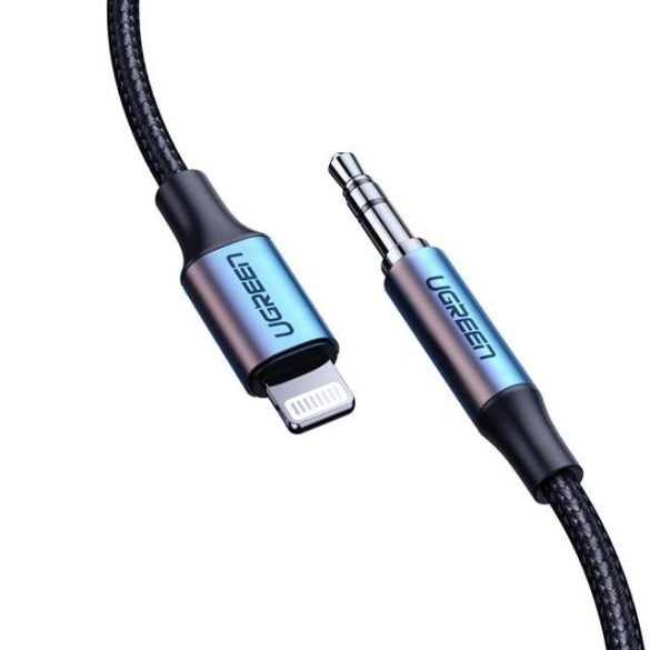 Ugreen MPI Lightning - 3,5 mm-es mini jack audio kábel AUX fejhallgató adapter szürke (70509)