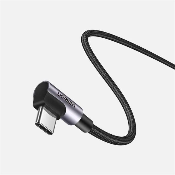 Ugreen Elbow Type-c USB - Type-c USB kábel Power Delivery Quick Charge FCP 3 A 1 m szürke (70529 US323)