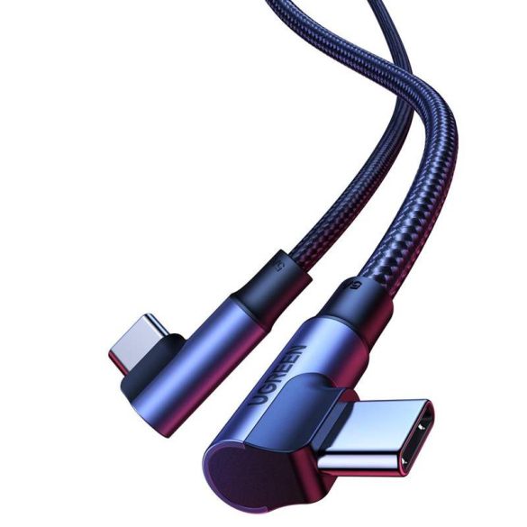 Ugreen könyök USB Type-c - USB Type-c kábel Quick Charge Power Deliveryt 100 W 5 A 1 m fekete (US335 70696)