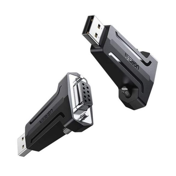 Ugreen DB9 RS-232 - USB adapter Fekete (80111 CM326)