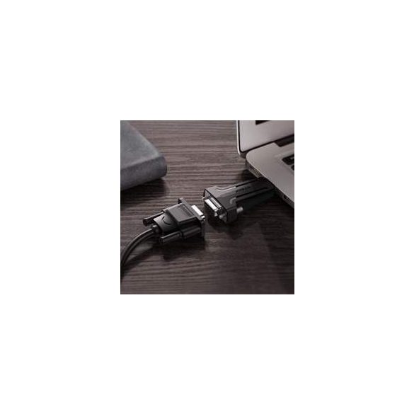 Ugreen DB9 RS-232 - USB adapter Fekete (80111 CM326)