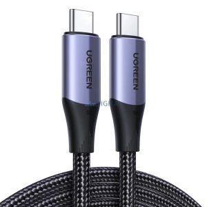 Ugreen US355 USB-C 3.1 Gen 2 / USB-C 3.1 Gen 2 kábel 1 m - fekete