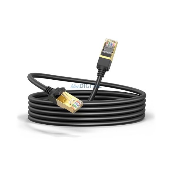 Ugreen NW107 RJ45/Cat 7 STP hálózati kábel 5m - fekete