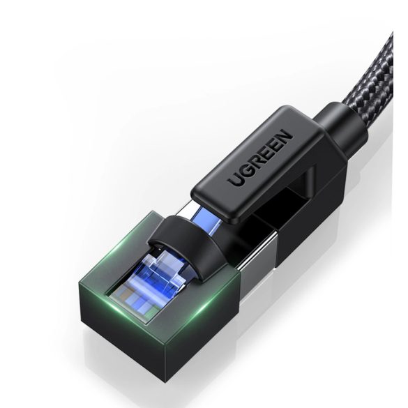 Ugreen NW153 Ethernet RJ45 CAT8 kábel rézmagos 1.5m - fekete