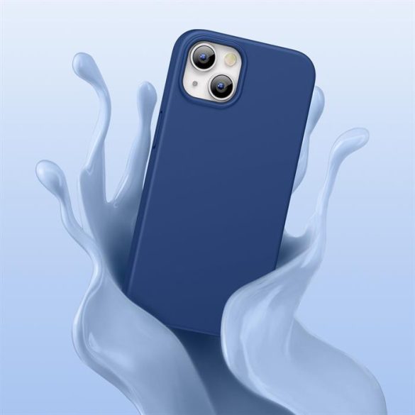 Ugreen védőszilikon tok puha rugalmas szilikon tok iPhone 13 kék