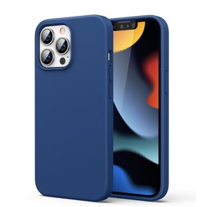 Ugreen védőszilikon tok puha rugalmas szilikon tok iPhone 13 Pro MAX Blue