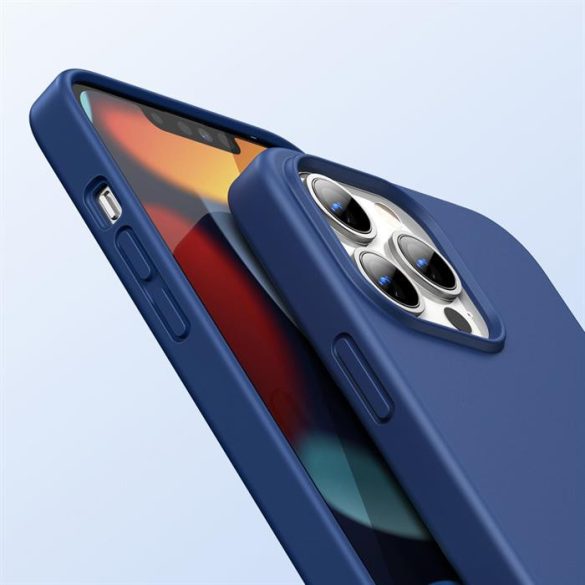 Ugreen védőszilikon tok puha rugalmas szilikon tok iPhone 13 Pro MAX Blue