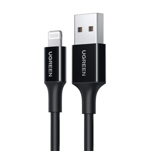 Ugreen US155 USB-A - Lightning kábel MFi 2.4A 1m - fekete