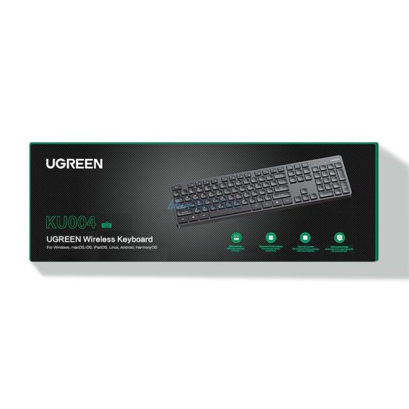 Ugreen KU004 2.4GHz-es vezeték nélküli billentyűzet - fekete