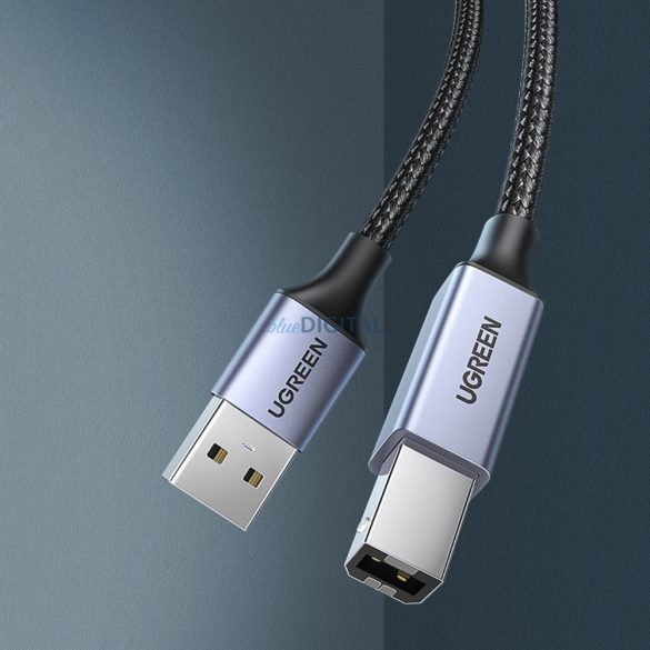 Ugreen uSB B tok nyomtatókábel (apa) - USB 2.0 (apa) 480 Mbps 5m fekete (US369 90560)