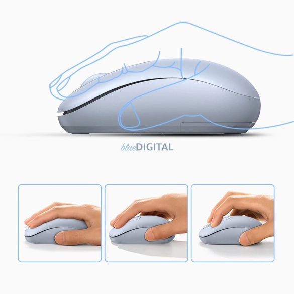 Ugreen MU105 2,4 GHz-es USB vezeték nélküli egér - kék