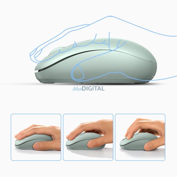 Ugreen MU105 USB 2.4GHz vezeték nélküli egér - zöld