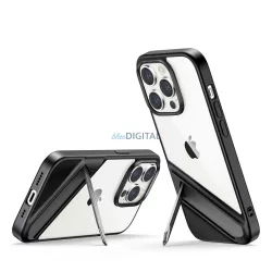   Ugreen LP635 Kickstand védő tok kemény borítás zselés kerettel és beépített állvánnyal iPhone 14 Pro fekete (90926)