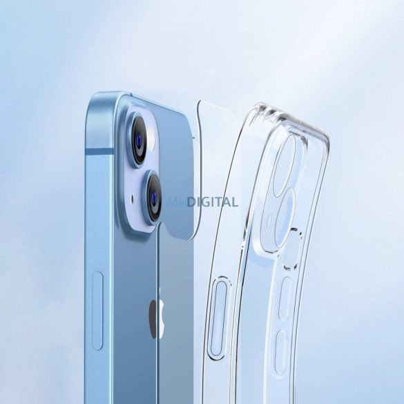 Ugreen Classy átlátszó, továbbfejlesztett védőtok iPhone 14 Plus átlátszó (LP618) zselés kerettel