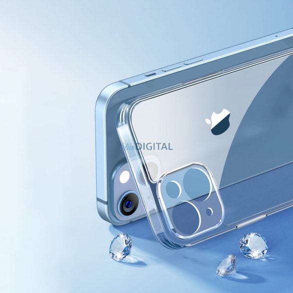 Ugreen Classy átlátszó, továbbfejlesztett védőtok iPhone 14 Plus átlátszó (LP618) zselés kerettel
