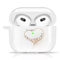   Kingxbar kívánja Pods tok airpods 3-as Swarovski kristályok arany