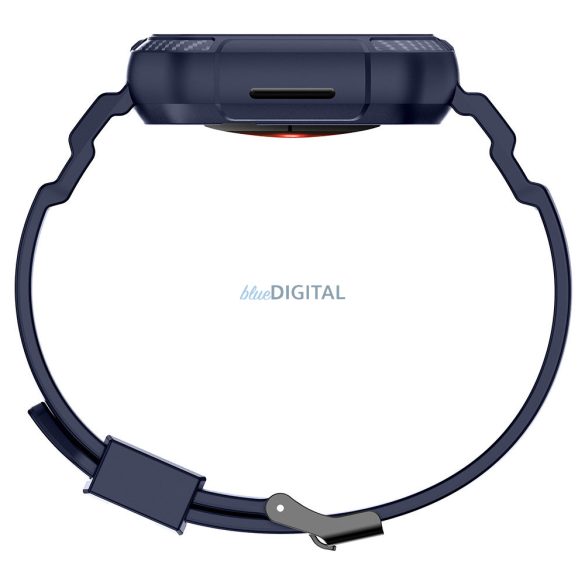 Kingxbar CYF537 2in1 tok és csereszíj Apple Watch SE, 9, 8, 7, 6, 5, 4, 3, 2, 1 (45, 44, 42 mm) kék