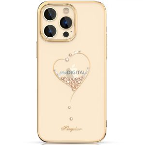 Kingxbar Wish sorozat tok iPhone 14 Pro díszített arany kristályok