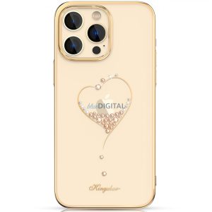 Kingxbar Wish sorozat tok iPhone 14 Plus díszített arany kristályok